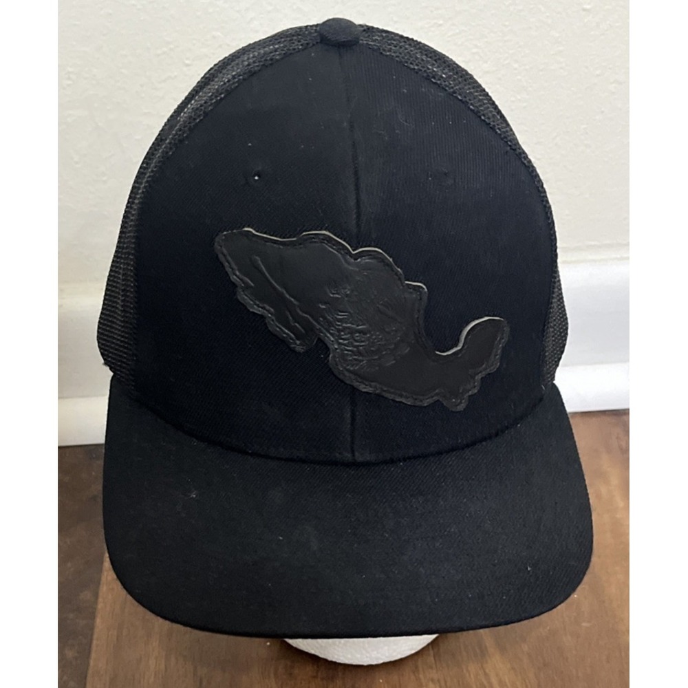 Mexico Local Crowns Blackout Destinations Patch Trucker Snapback Hat Black